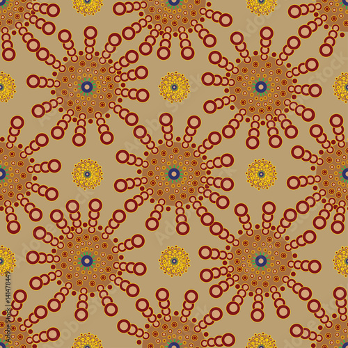 Bright Varicolored seamless pattern background. 