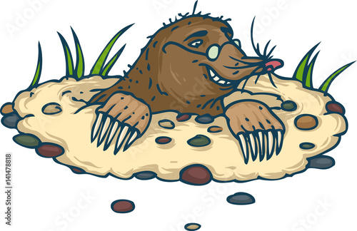 Mole with Glasses