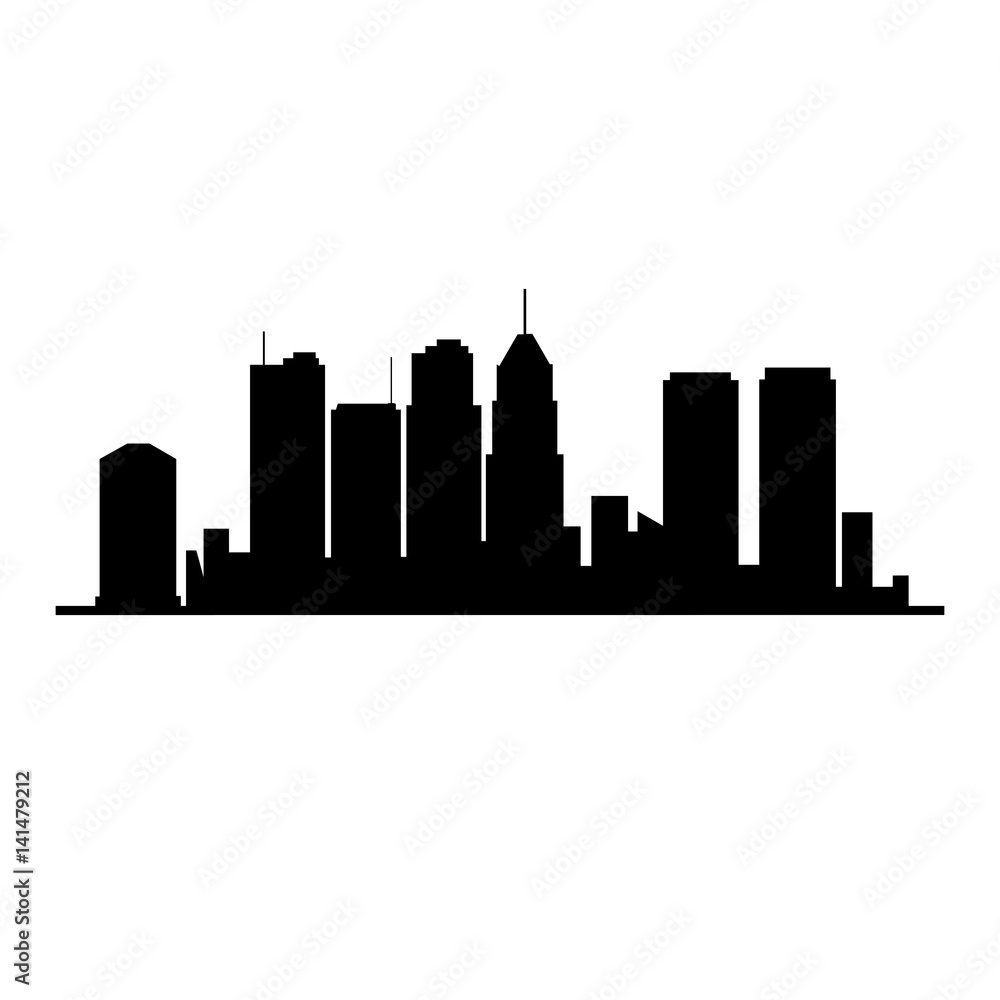 cityscape building isolated icon