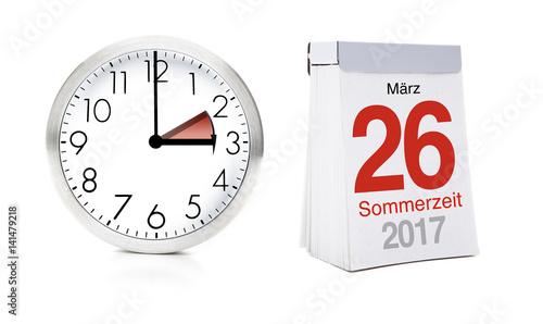 Sommerzeit 26. März 2017