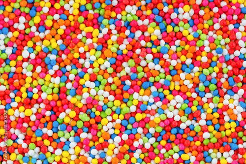 Colorful sprinkles sugar made for topping bakery