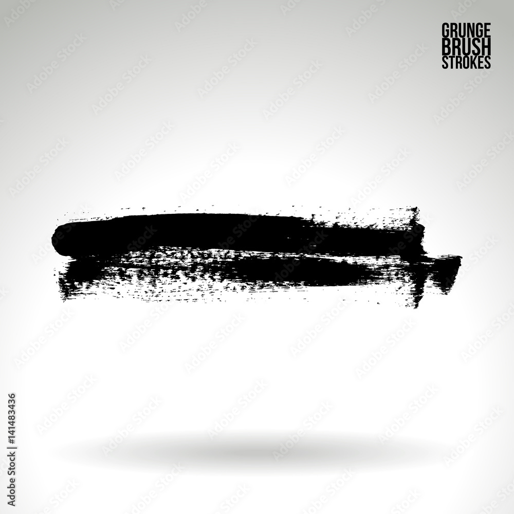 Brush stroke and texture. Grunge vector abstract hand - painted element. Underline and border. Brush stroke and texture. Grunge vector abstract hand - painted element. Underline and border.