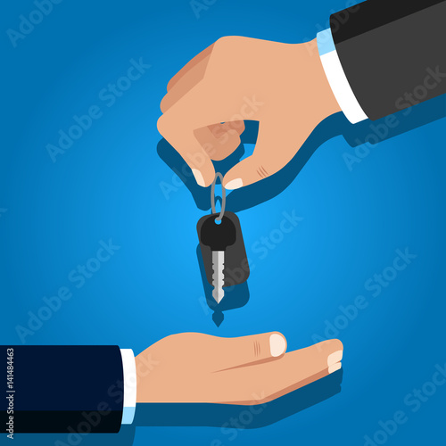 Holding key in hand