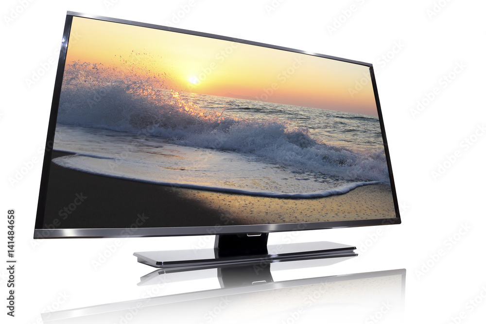 Fototapeta premium TV, monitor, screen isolated on white background.