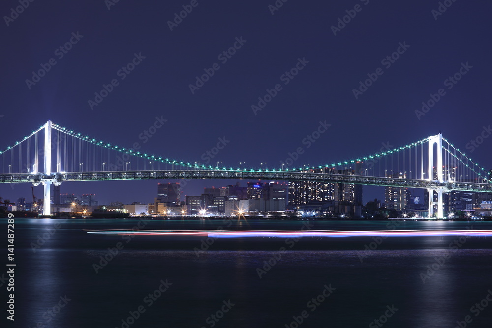 Fototapeta premium Wgląd nocy Tokio