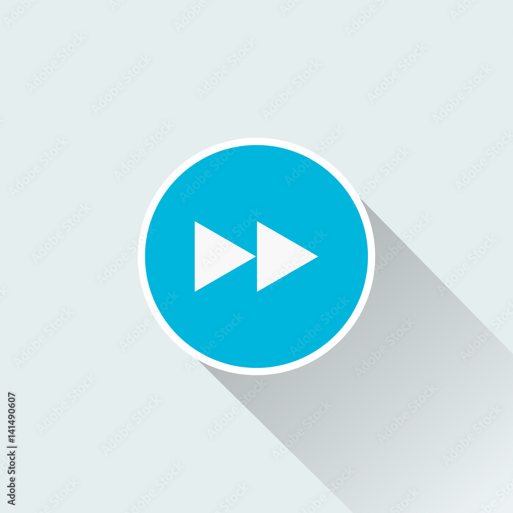 flat forward icon flat forward icon