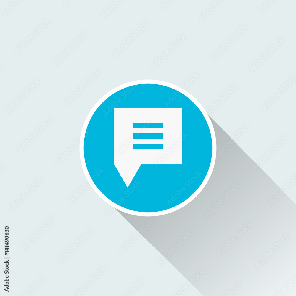 flat message icon flat message icon