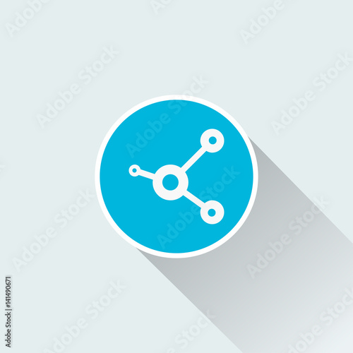 flat connection icon