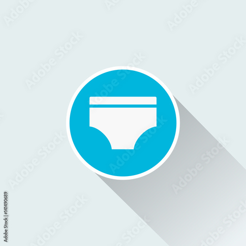 flat diaper icon