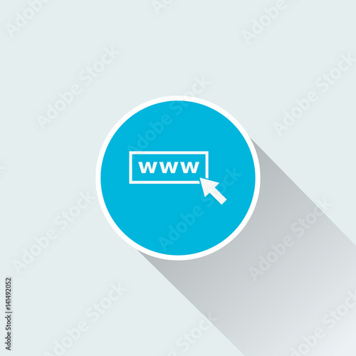 flat www icon