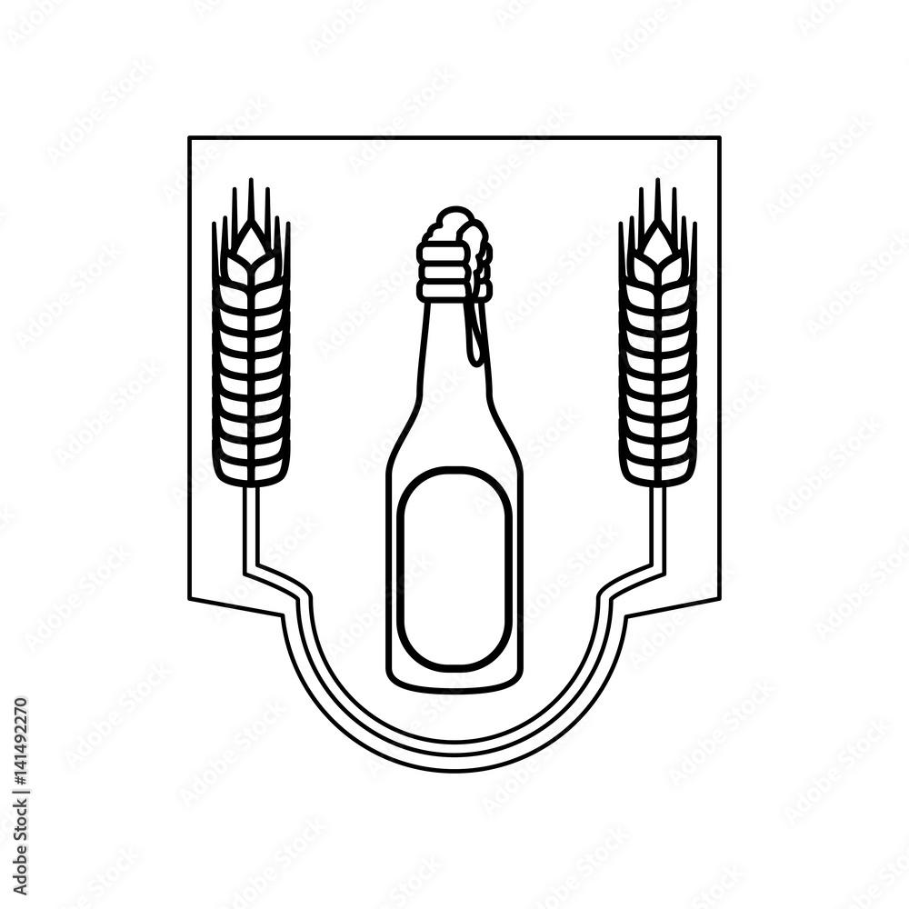 Beer and brewery icon vector illustration graphic design Beer and brewery icon vector illustration graphic design