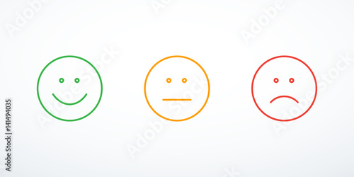 Set of emoticon icons