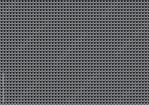 Wallpaper Mural Abstract metallic background with small round holes Torontodigital.ca