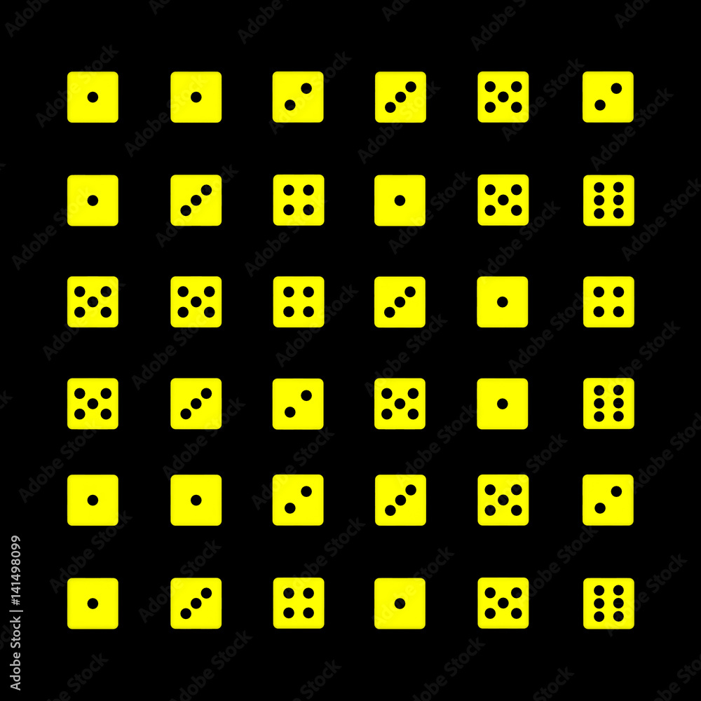 ILLUSTRATION OF ABSTRACT BACKGROUND OF PATTERN MADE WITH DICE ILLUSTRATION OF ABSTRACT BACKGROUND OF PATTERN MADE WITH DICE