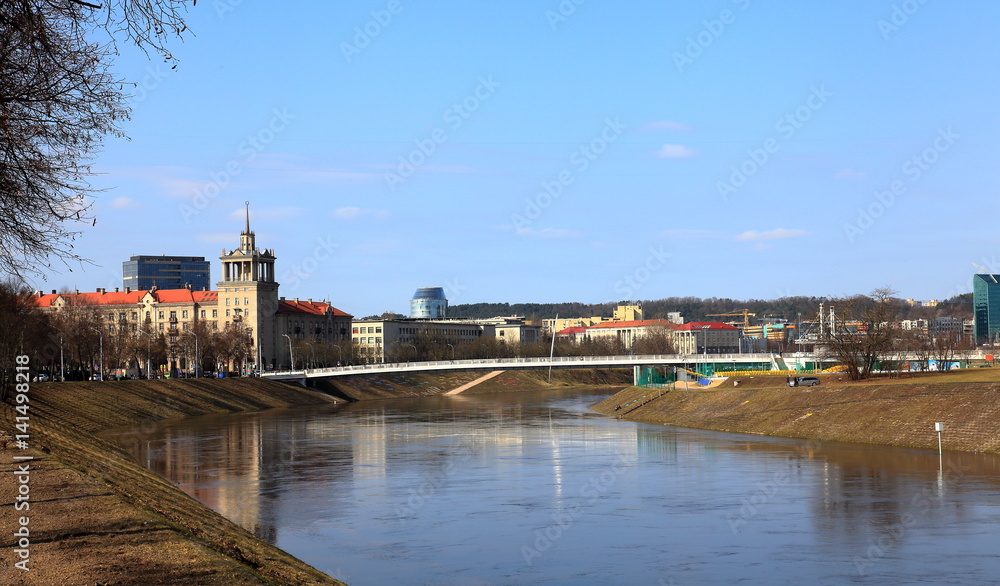 Vilnius,pedestrian bridge