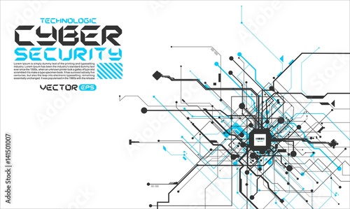 hi tech circuits fantastic absract background cyberpunk cyber pay