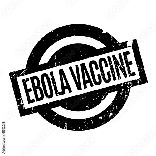 Ebola Vaccine rubber stamp. Grunge design with dust scratches. Effects can be easily removed for a clean, crisp look. Color is easily changed.