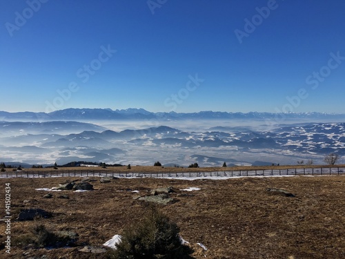 winter landscape in austria photo