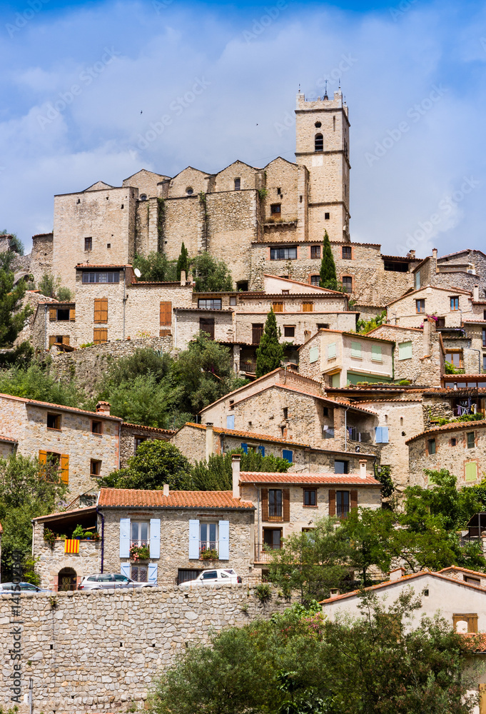 View of the village of Eus in Pyrenees-Orientales, Languedoc-Roussillon
View of the village of Eus in Pyrenees-Orientales, Languedoc-Roussillon