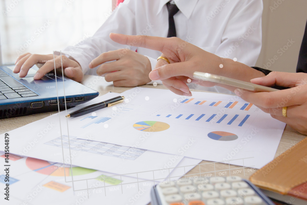 Business team meeting consult the profit for project .professional investor working with new project. Concept business and finance Business team meeting consult the profit for project .professional investor working with new project. Concept business and finance