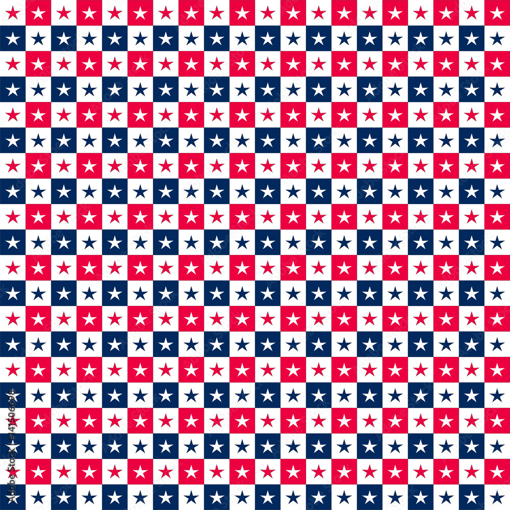 Fototapeta premium Stars in squares