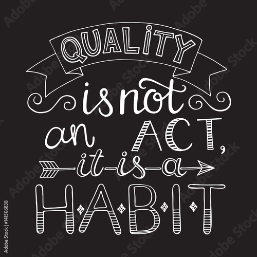 Calligraphy Inspirational quote. Motivation for life and happiness