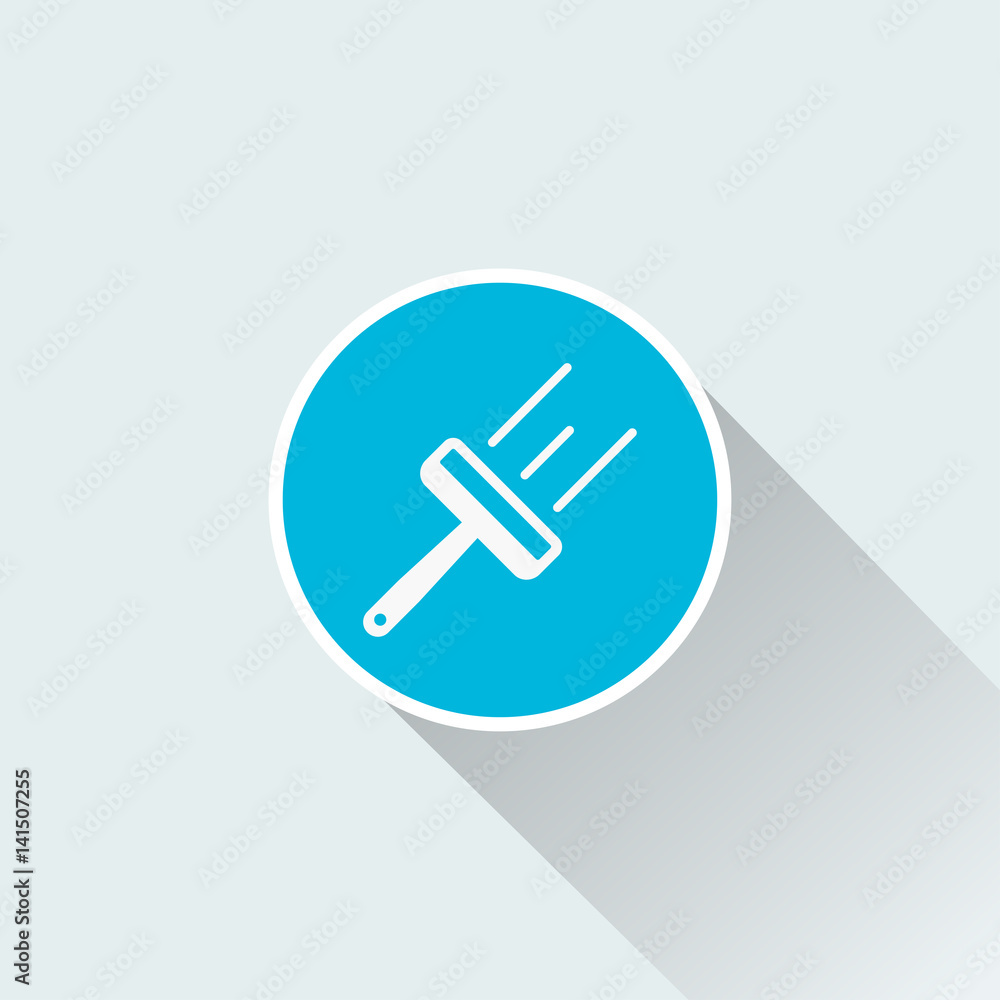 flat squeegee icon flat squeegee icon