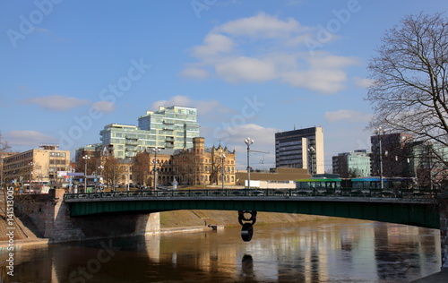 Vilnius,Green Bridge © vladuzn