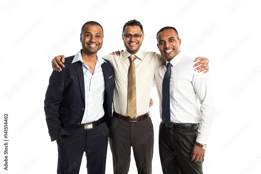 Three handsome african american businessmen Three handsome african american businessmen