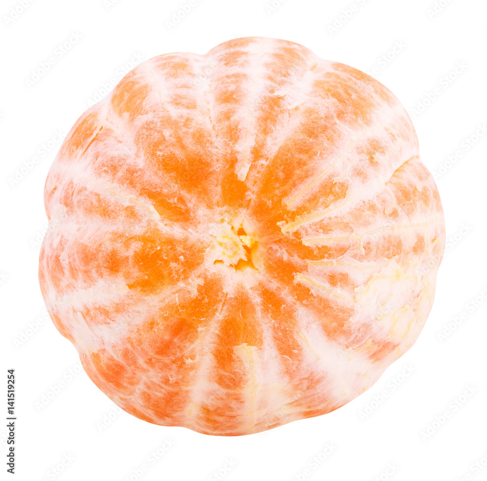 Mandarin fruit Isolated on white background Mandarin fruit Isolated on white background