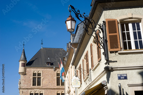 het stadhuis van Echternach is  gebouwd in de 15de eeuw.. photo