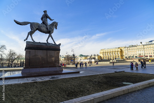 Monument to Marshal Zhukov