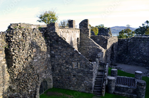 Beautiful Ruins of Dunstaffnage Castle in Scotland photo