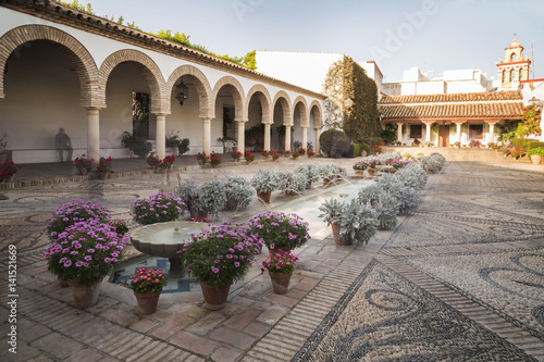 Vaina Palace patio, Andalucia, Cordoba, Spain