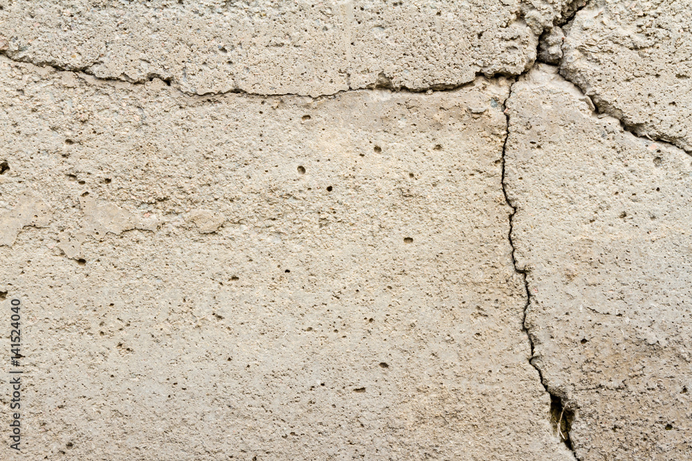 Fototapeta premium Cracked concrete surface