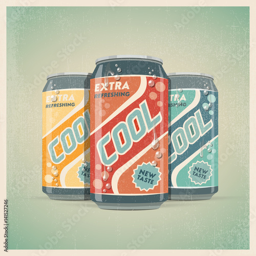Vintage can drink