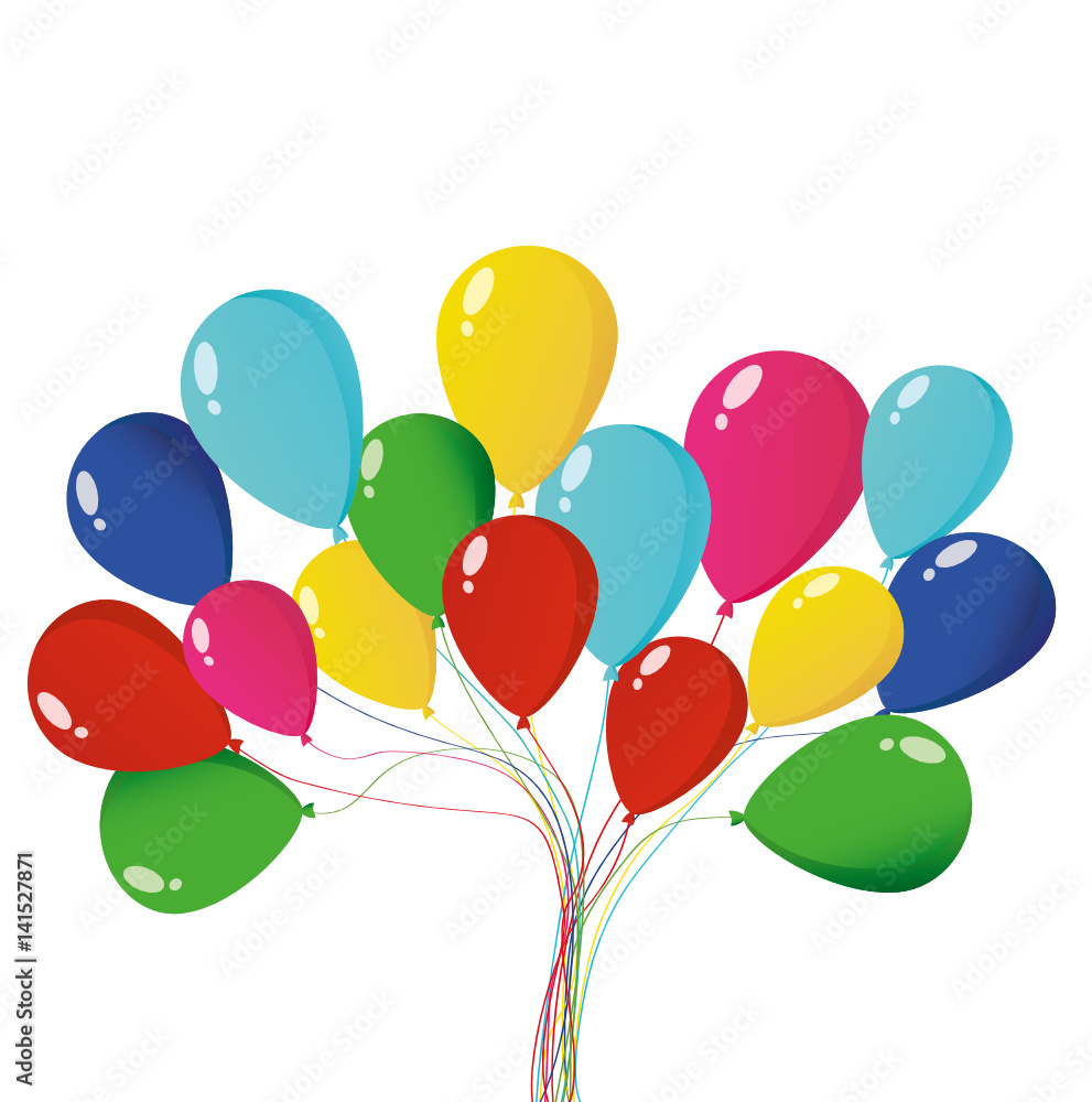 Balloons for the holiday and birthday and party. Multicolored inflatable balls. Balloons for the holiday and birthday and party. Multicolored inflatable balls.