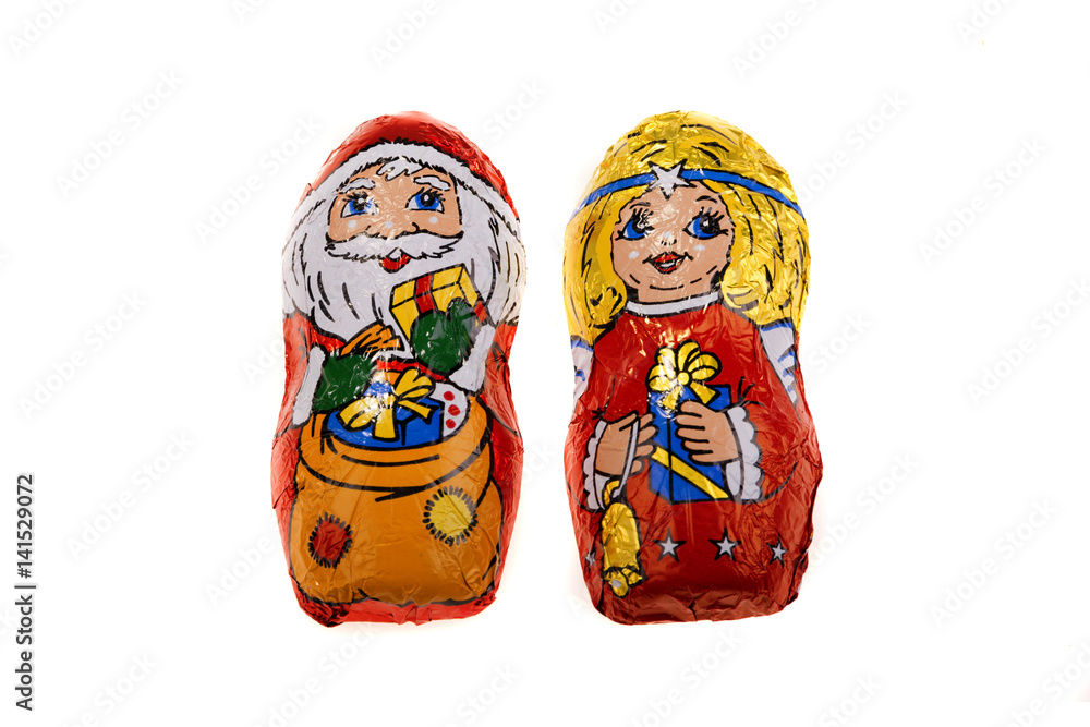 Schokoladenfiguren im Advent