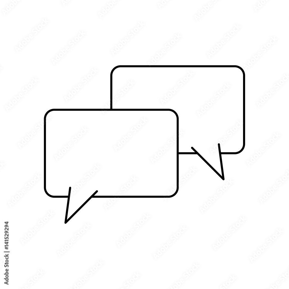 Naklejka premium speech bubble icon