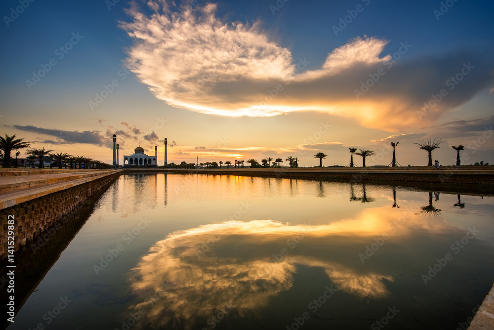 Sunset Songkhla Mosque