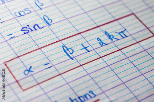 formules mathématiques