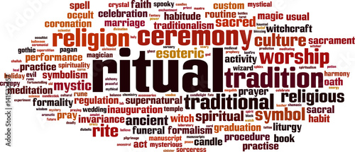 Ritual word cloud