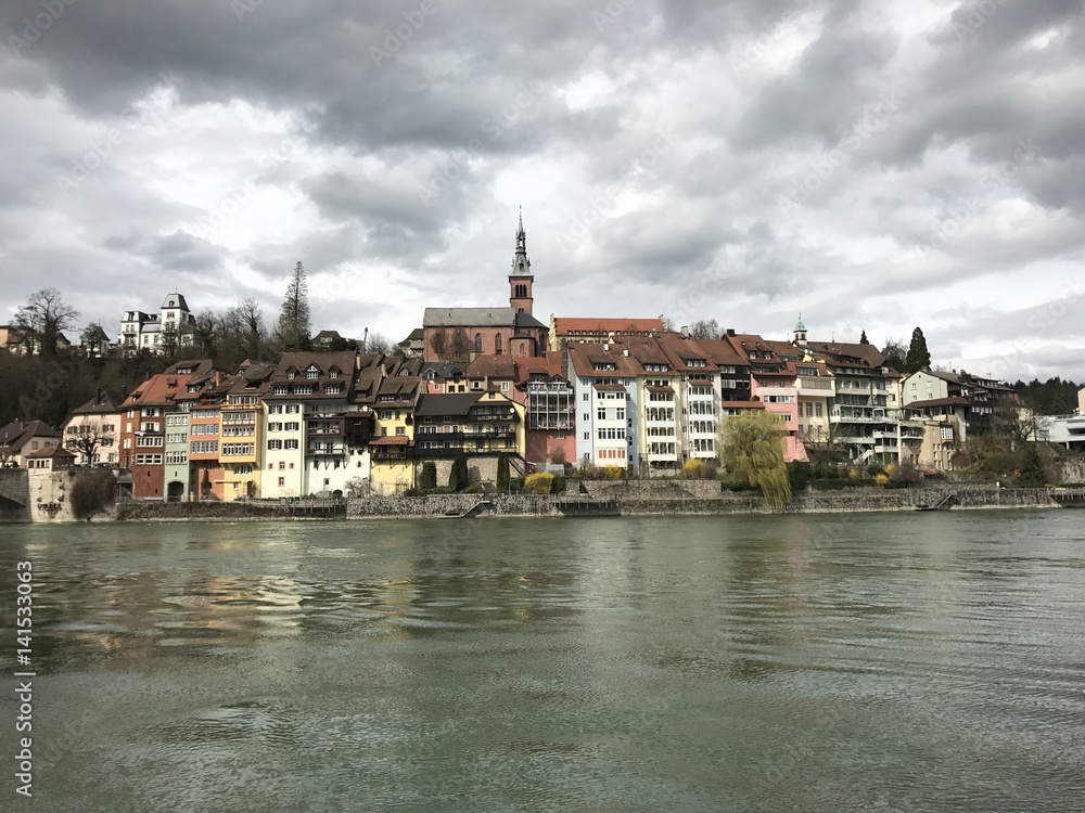 Obraz premium stadt laufenburg am rhein