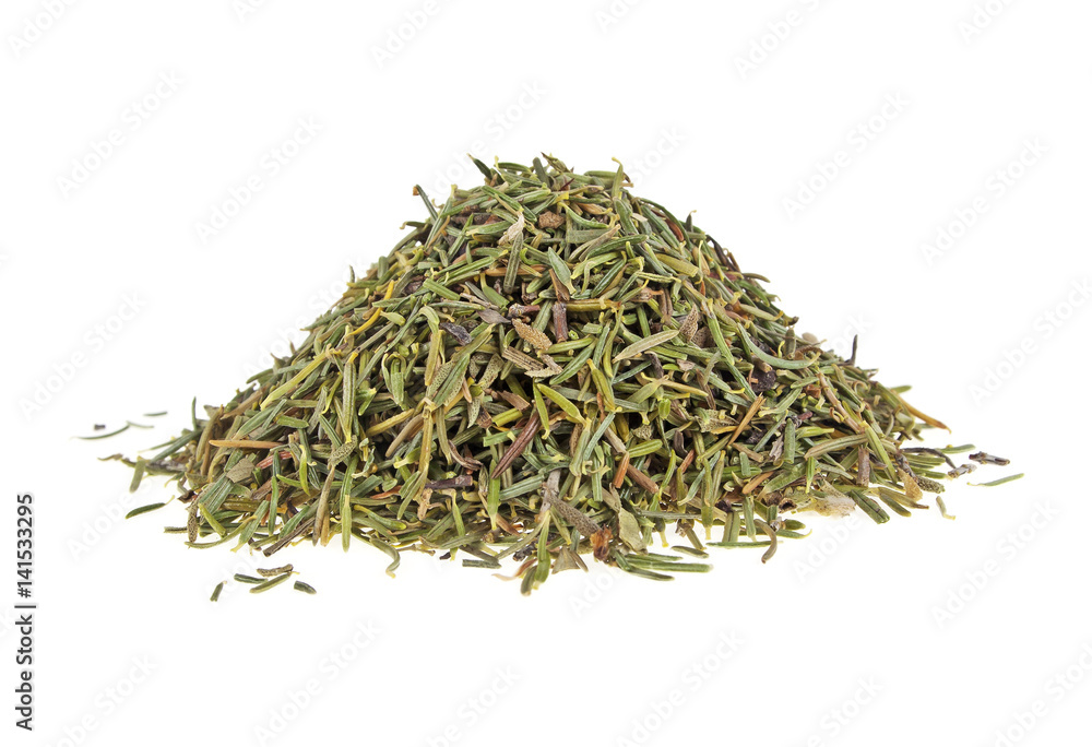 Dried thyme isolated on white background Dried thyme isolated on white background