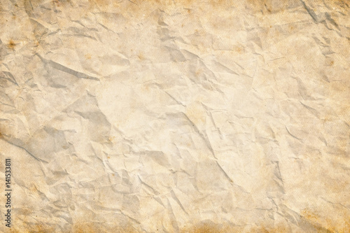 altes zerknittertes Papier