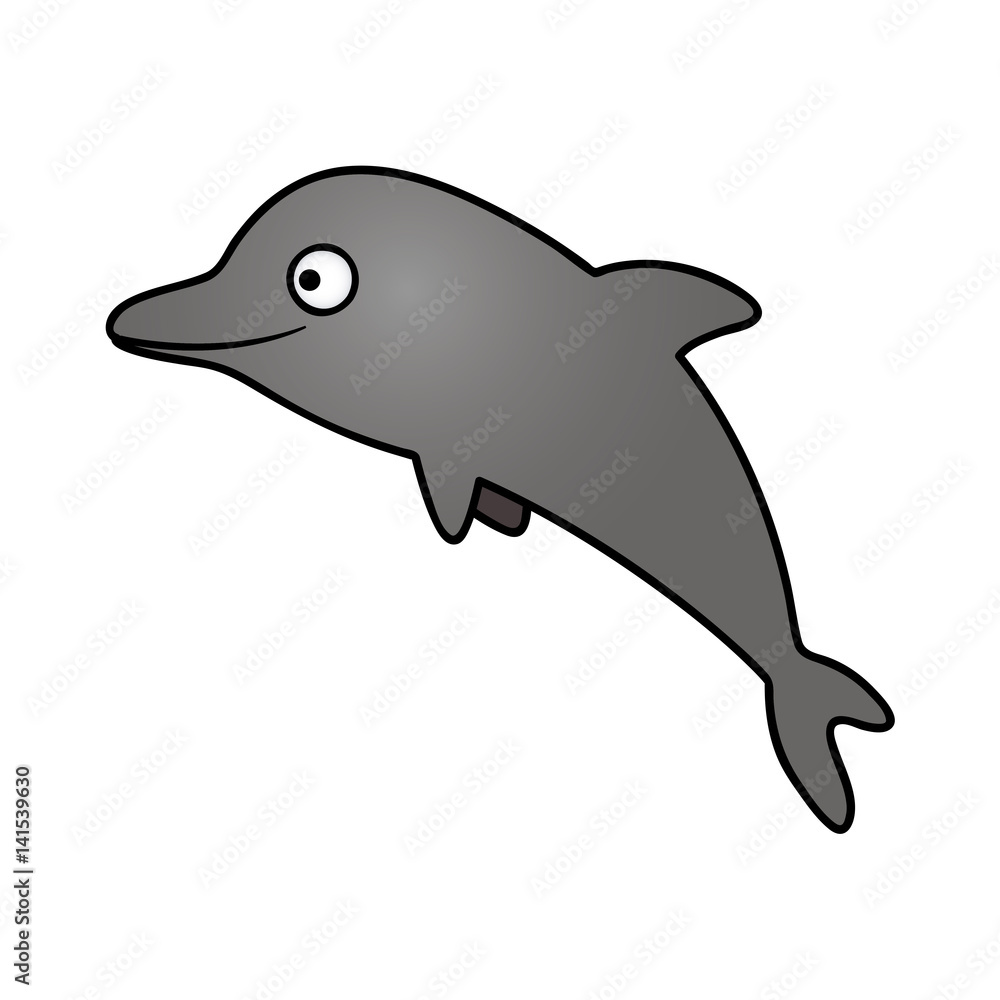 happy dolphin cartoon icon, vector illustration design happy dolphin cartoon icon, vector illustration design