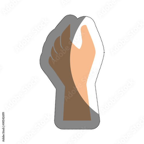 hand human isolated icon