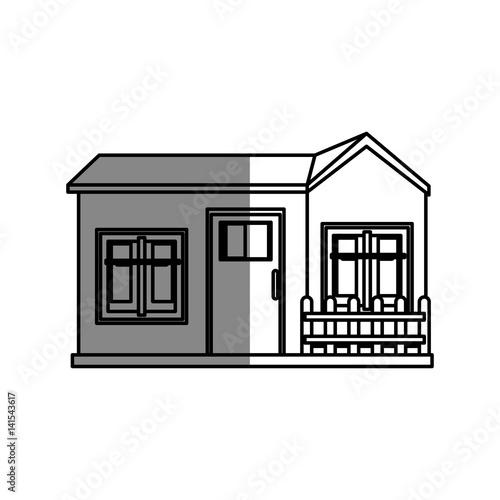 house exterior isolated icon