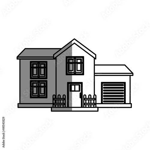 house exterior isolated icon