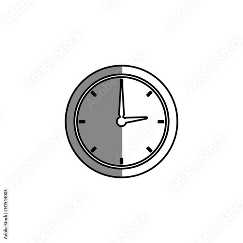 time clock isolated icon